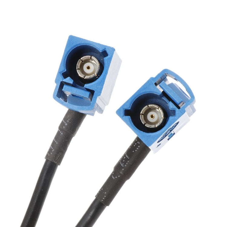RG174 Type Fakra C Male Plug to 2 x Fakra C Female Jacks Y Splitter Combined Cable, Length: 50cm RG174 Type Fakra C Male Plug to 2 x Fakra C Female Jacks Y Splitter Combined Cable, Length: 50cm